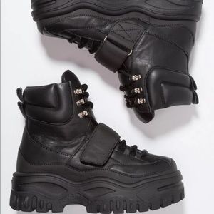 Jeffrey Campbell fonzie leather sneakers boots